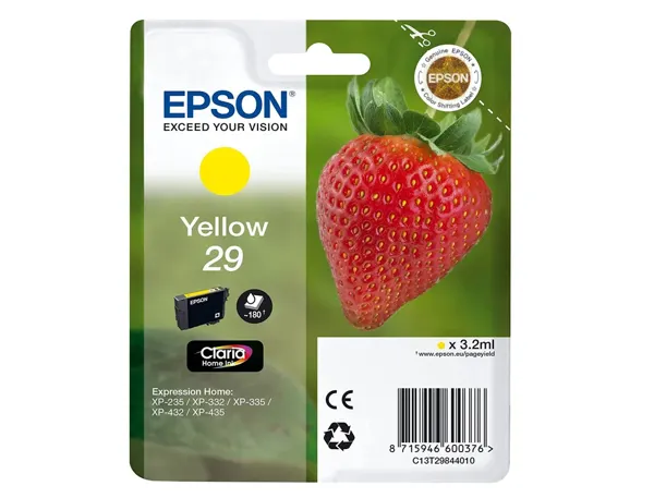EPSON 1LB Singlepack Cyan 29XL Claria Home Ink — Cartouches & toners — vue 3