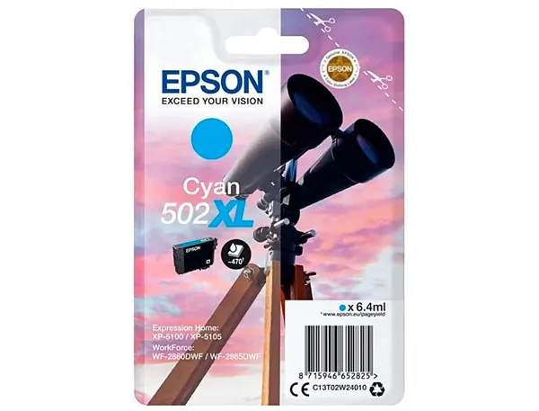 EPSON 1LB Singlepack Cyan 502XL Ink — Cartouches & toners — vue 3