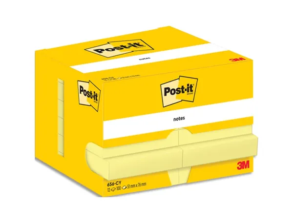 Post-it Bloc-notes adhésif, 76 x 76 mm, jaune, 18+6 gratuits — Fournitures — vue 5