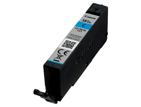 Canon 581XL cartouche jet d'encre cyan haute capacité authentique (CLI581XLC) — Cartouches & toners — vue 4