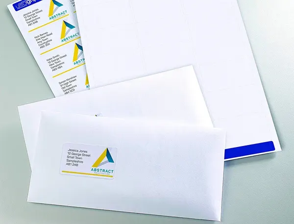 AVERY Etiquette d'adresse, 63,5 x 72 mm, blanc — Etiquettes d'expéditions — vue 2