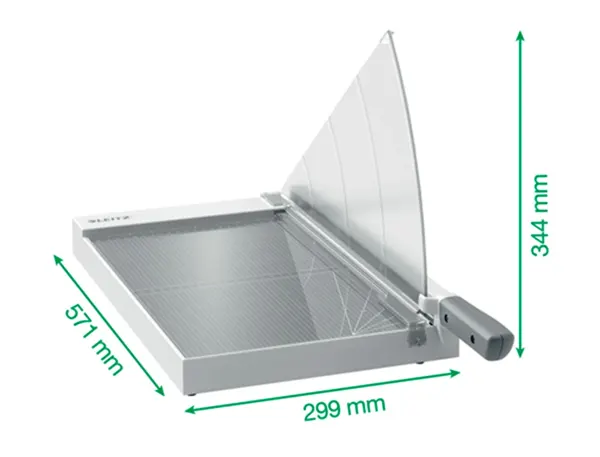 LEITZ Massicot à levier Office, A4+, anthracite — Cisailles — vue 5