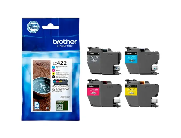 BROTHER LC422VAL Ink Cartridge For BH19M/B Compatible with MFC-J5340DW MFC-J5740DW MFC-J6540DW MFC-J6940DW�550/550… — vue 4