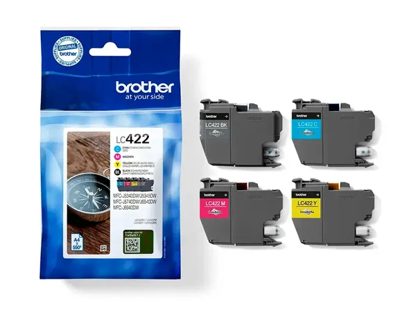 BROTHER LC422VAL Ink Cartridge For BH19M/B Compatible with MFC-J5340DW MFC-J5740DW MFC-J6540DW MFC-J6940DW�550/550… — vue 5