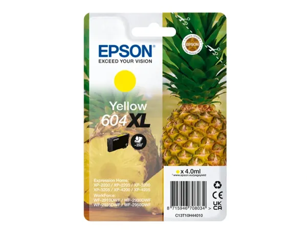 EPSON 1LB Singlepack Yellow 604XL Ink — Cartouches & toners — vue 3