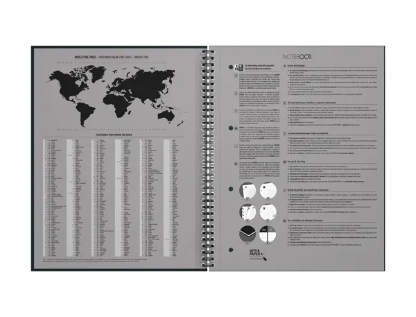 Oxford International Cahier NOTEBOOK, A4, quadrillé, assorti — Classement & archivage — vue 3