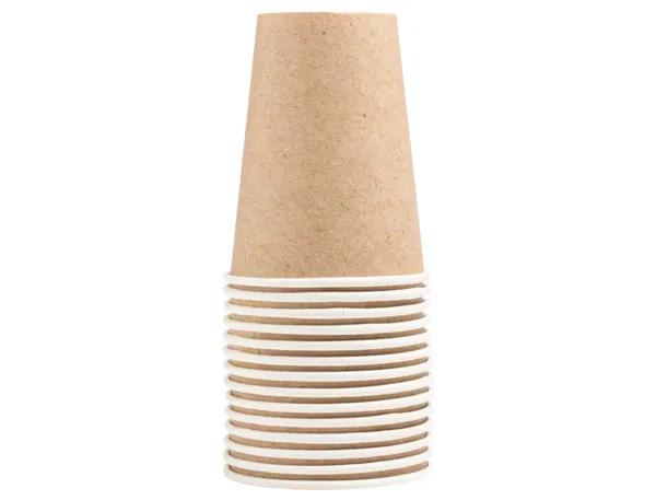 PROnappe Gobelet en carton, 0,2 l, kraft — Partys,fêtes & évènements — vue 3