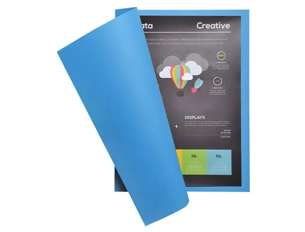 Paquet de 100 chemises 210g ROCK"S format 24x32 cm, bleu, EXACOMPTA — Classement & archivage — vue 3