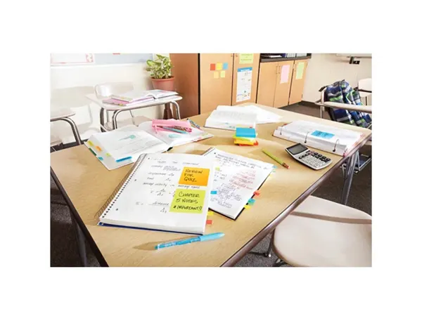 Post-it Bloc-note adhésif, 127 x 76 mm, Energetic Collection — Fournitures — vue 5