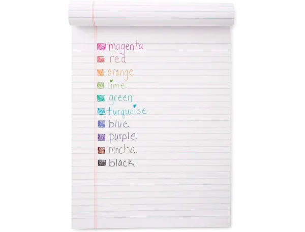 Stylo-Bille Paper Mate Inkjoy 100 Écriture Moyenne 0.7mm Ultra Douce Corps Triangulaire Résiste Bavures Coloris… — vue 7