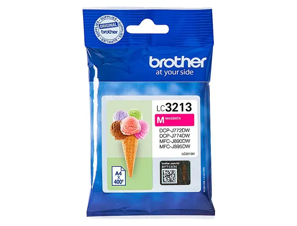 BROTHER LC3213M 400-page high-capacity magenta ink cartridge — Cartouches & toners — vue 3