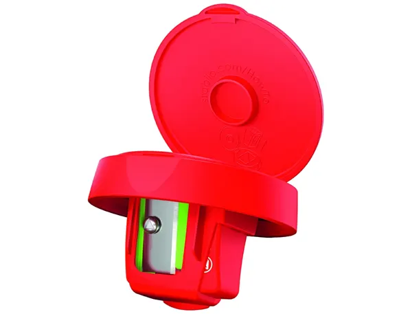 STABILO Taille-crayon à réservoir woody 3 en 1, rouge — Fournitures — vue 4